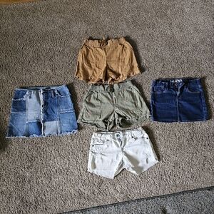 Girls shorts / skirt bundle lot